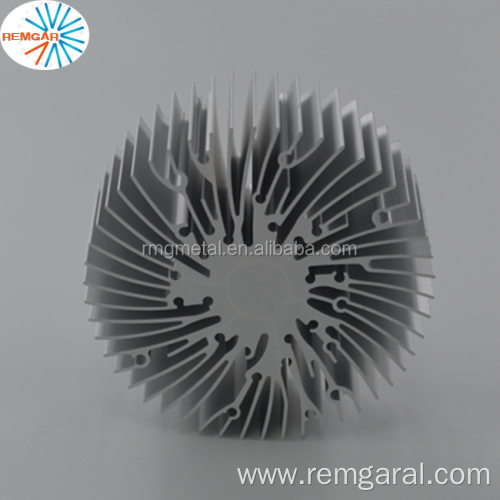 cnc machined extruded aluminum heat sink with fan